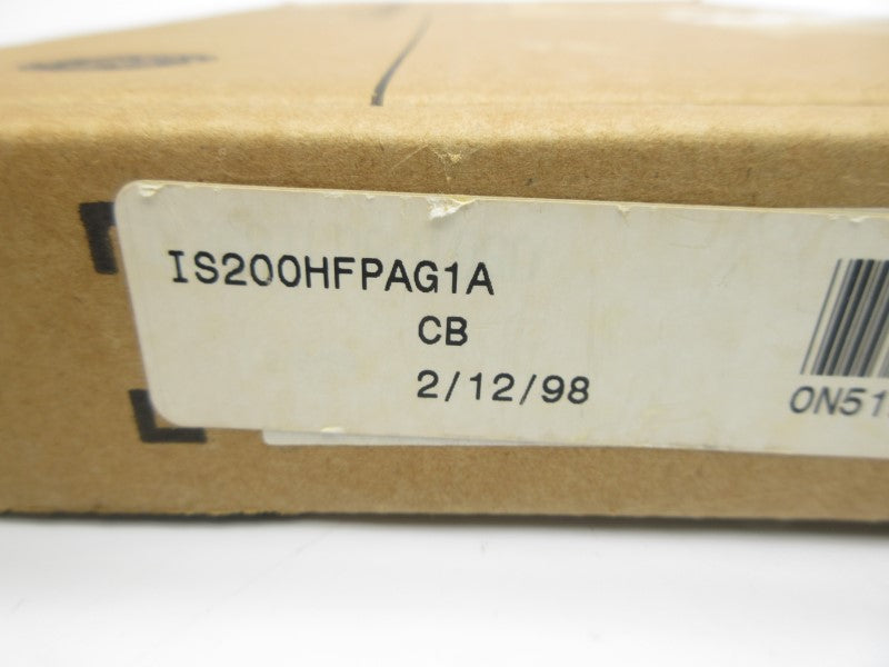 GENERAL ELECTRIC IS200HFPAG1A NSMP