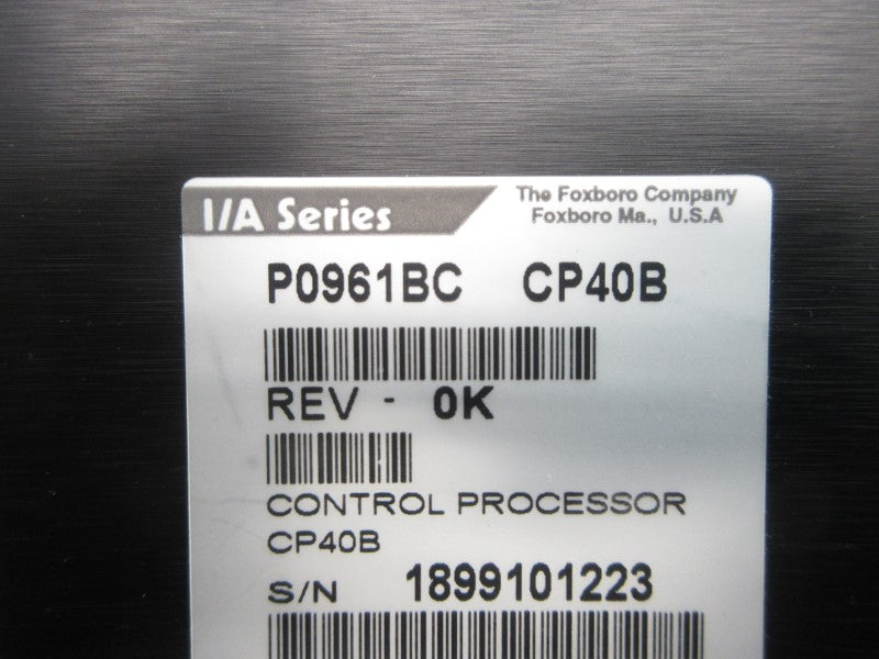 FOXBORO P0961BC REV. 0K NSNP