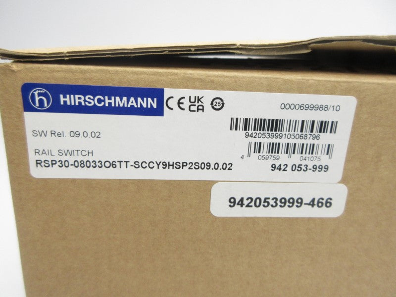 HIRSCHMANN RSP30-08033O6TT-SCCY9HSP2S09.0.02 24-48V C NSMP