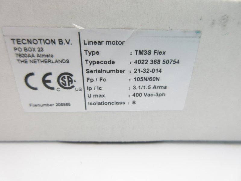 TECNOTION TM3S FLEX 4022-368-50754 400VAC NSMP