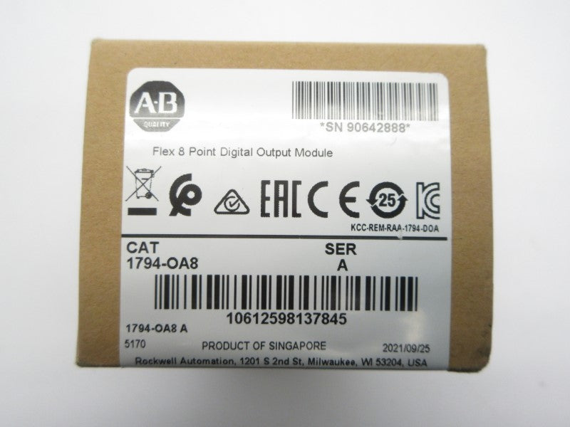 ALLEN BRADLEY 1794-OA8 SER. A DATE: 2021 NSFS