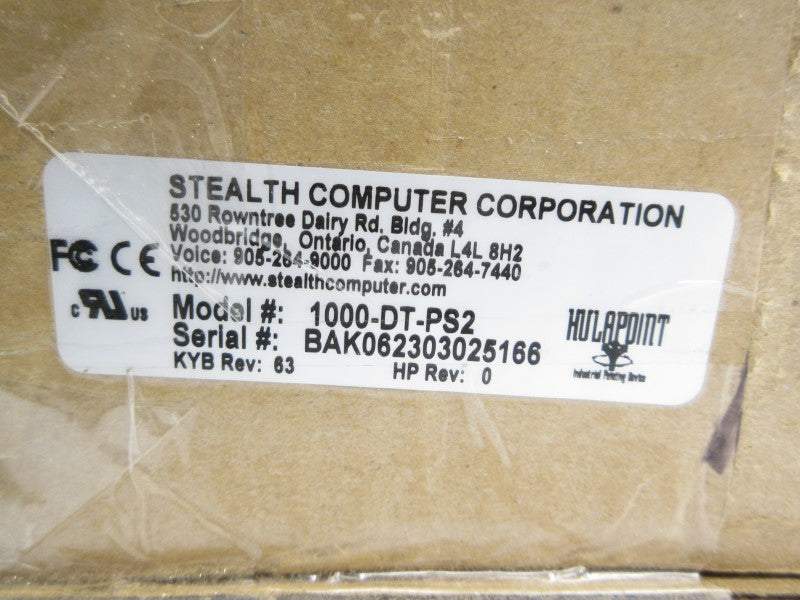 STEALTH COMPUTER 1000-DT-PS2 REV. 03 NSMP
