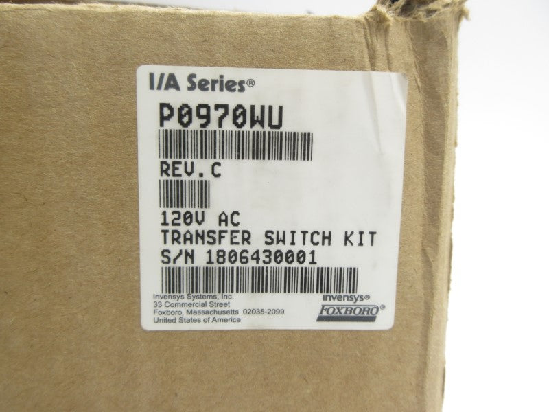 FOXBORO P0970WU P0912XW REV. C 120VAC NSMP