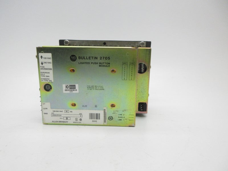ALLEN BRADLEY 2705-P11J1 SER. B 120/240VAC REV. B UNMP
