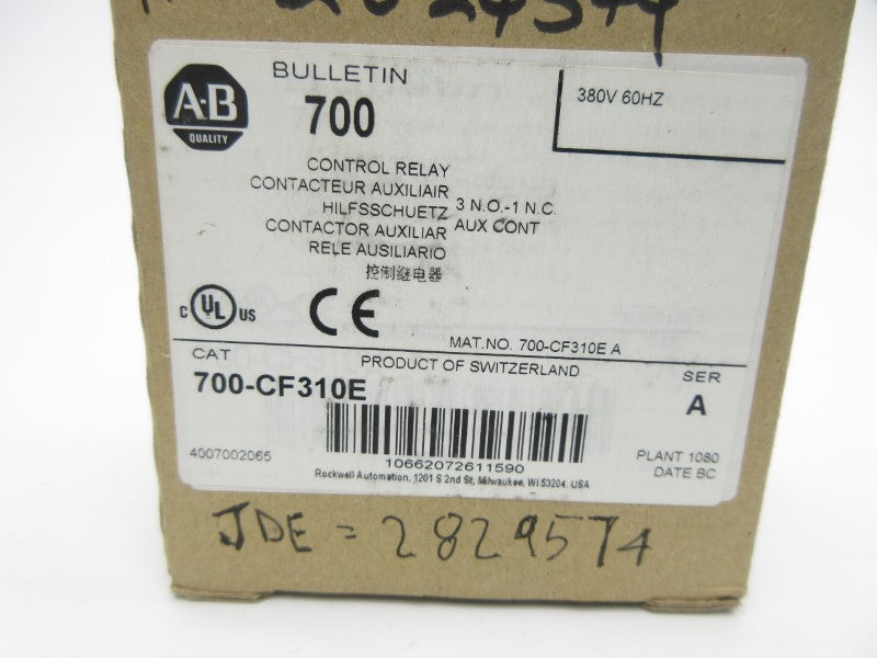 ALLEN BRADLEY 700-CF310E SER. A 380V (BR/WH) NSMP