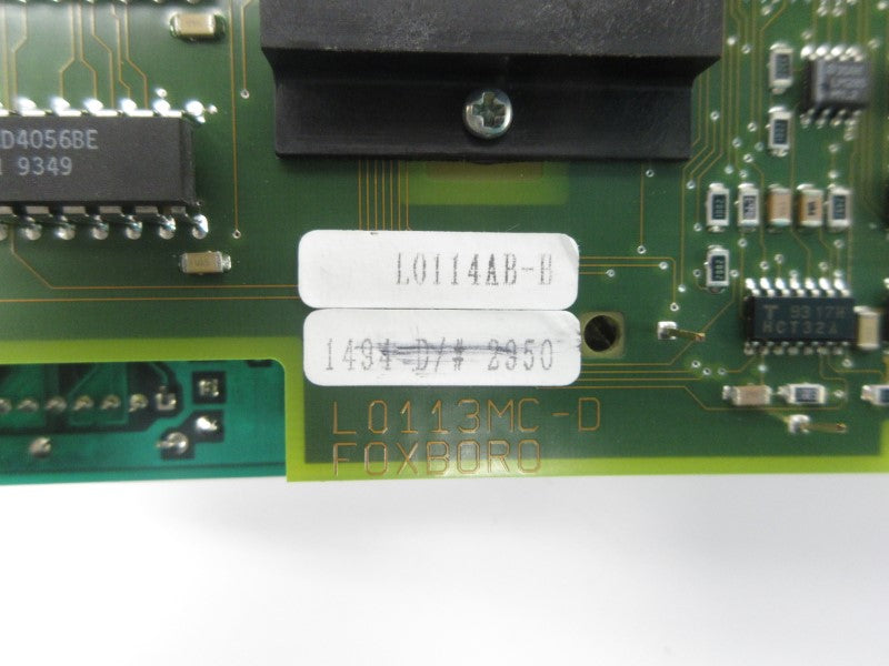 FOXBORO L0113MC-D L0114AB-B NSNP