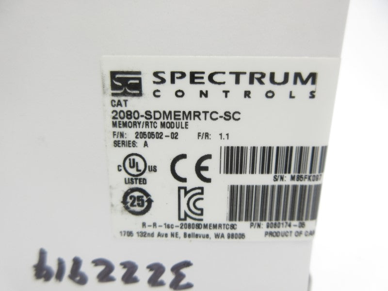 SPECTRUM 2080-SDMEMRTC-SC SER. A F/W 1.1 NSFS