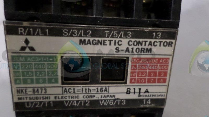 MITSUBISHI S-A10RM MAGNETIC CONTACTOR UNMP