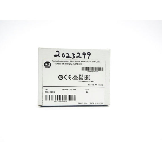 ALLEN BRADLEY 1734-IB8S SER. B DATE: 2016 NSFS