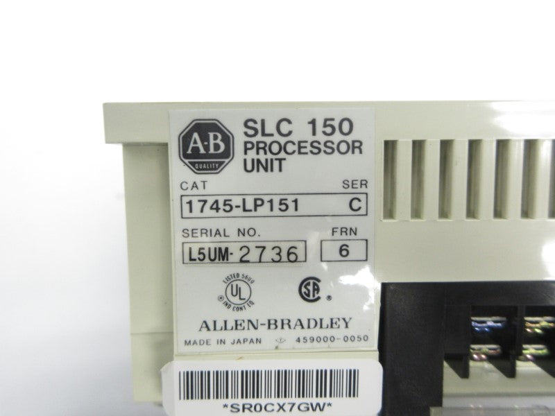 ALLEN BRADLEY 1745-LP151 SER. C F/W 6 115/230VAC UNMP