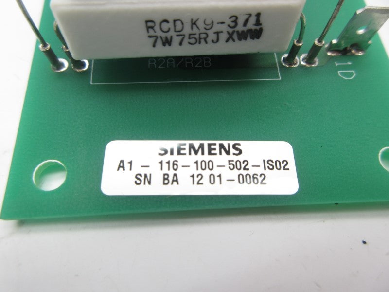 SIEMENS A1-116-100-502-IS02 NSNP