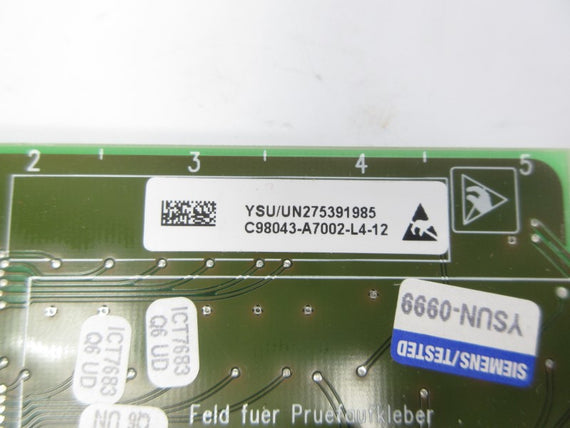 SIEMENS 6RY1703-0DA02 C98043-A7002-L4-12 NSMP