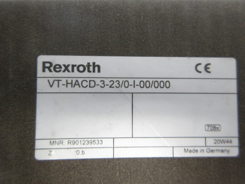 REXROTH VT-HACD-3-23/0-I-00/000 R901239533 NSFS