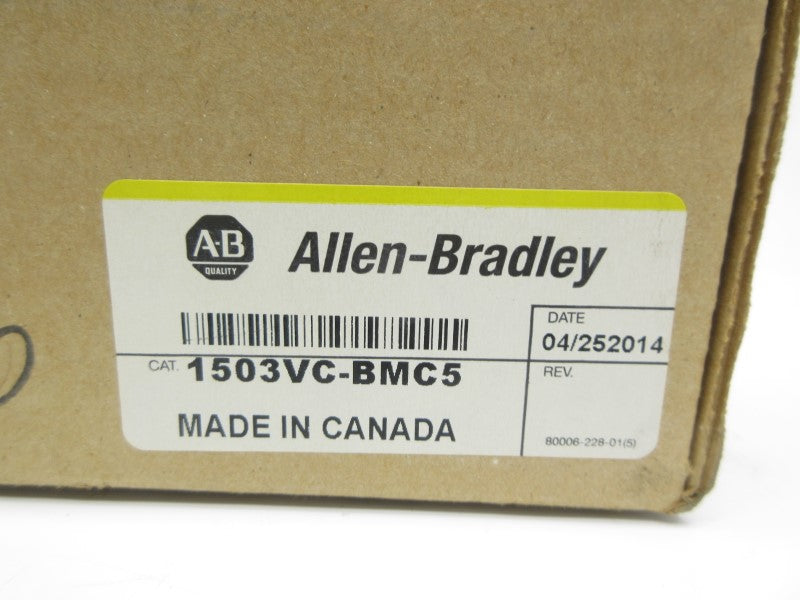 ALLEN BRADLEY 1503VC-BMC5 DATE: 2014 NSFS