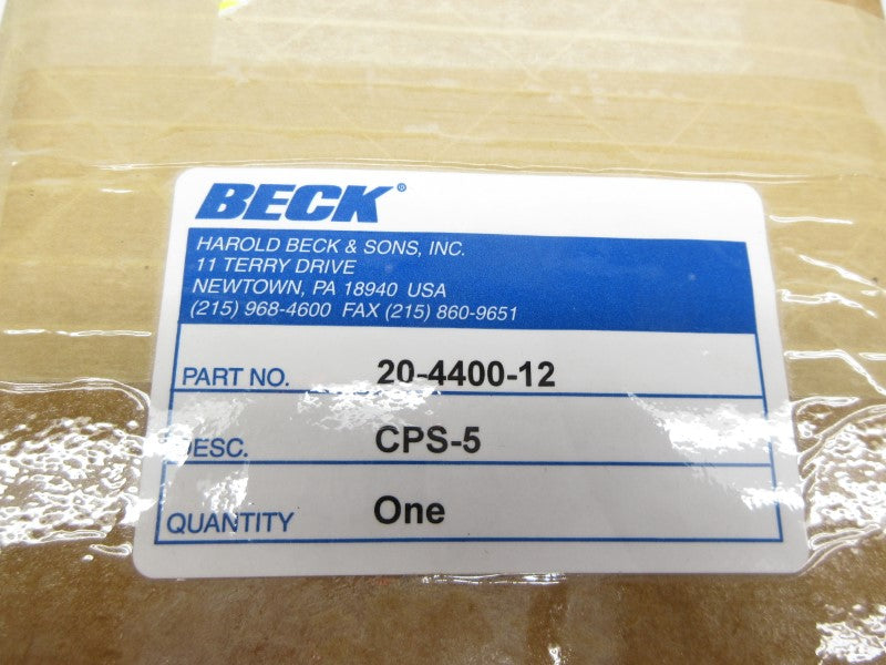BECK 20-4400-12 CPS-5 NSFS