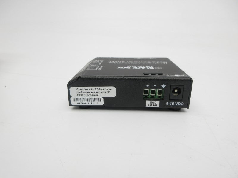 BLACK BOX LBH100A-H-ST-12 02-00964Z 8-15VDC 0.5A REV. T NSMP