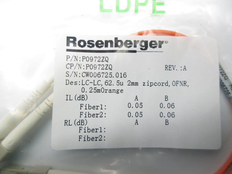 ROSENBERGER P0972ZQ REV. A NSMP