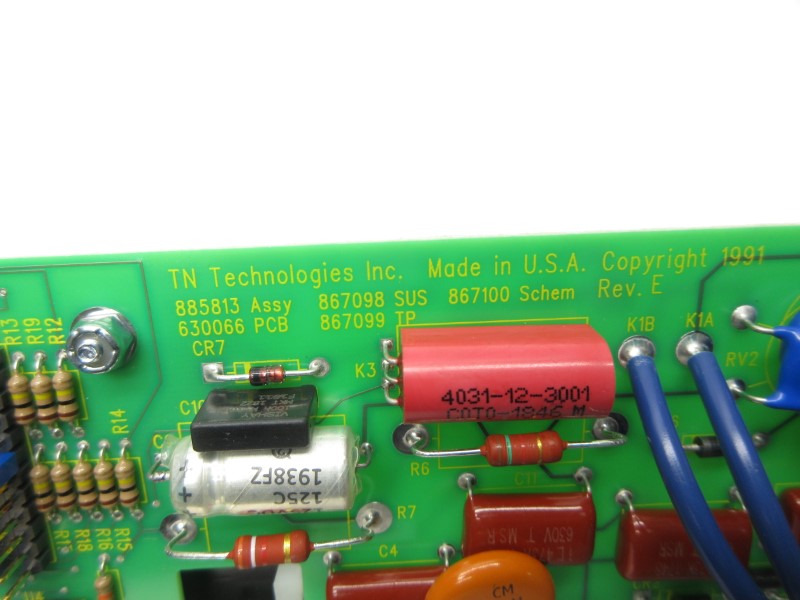 TN TECHNOLOGIES 885813 TE-885813-1-RH 120V 5A REV. E NSNP