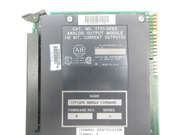 ALLEN BRADLEY 1771-OFE2 SER. A F/W B 5VDC 1.4A UNMP