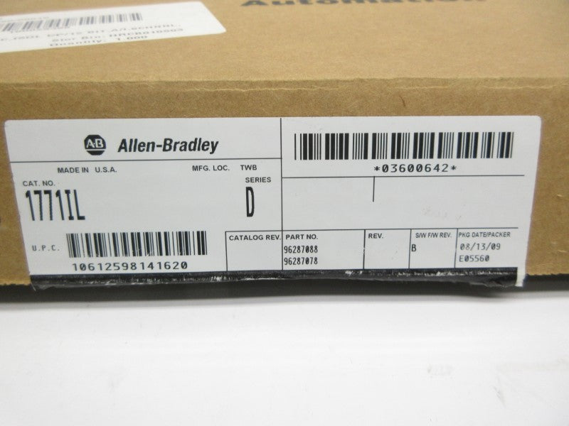 ALLEN BRADLEY 1771-IL SER. D F/W B 10VDC 1.1A NSMP