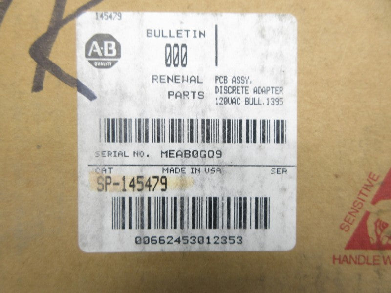 ALLEN BRADLEY SP-145479 120VAC REV. 04 NSMP