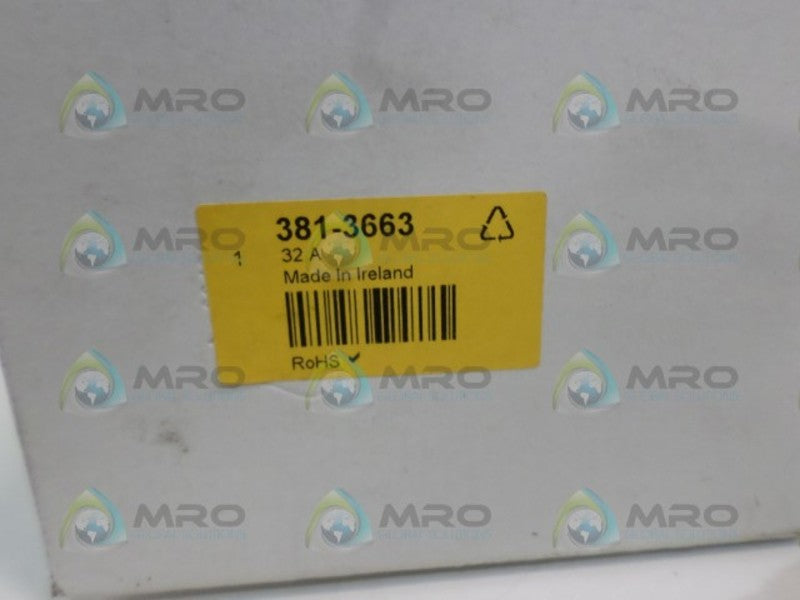 KRAUS & NAIMER KG32T204/GBA301KS1V 381-3663 FUNMP ISOLATED SWITCH  NSMP
