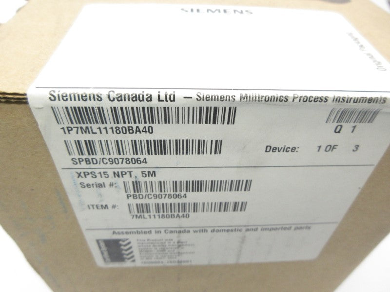 SIEMENS 7ML11180BA40 XPS15 5M NSFS