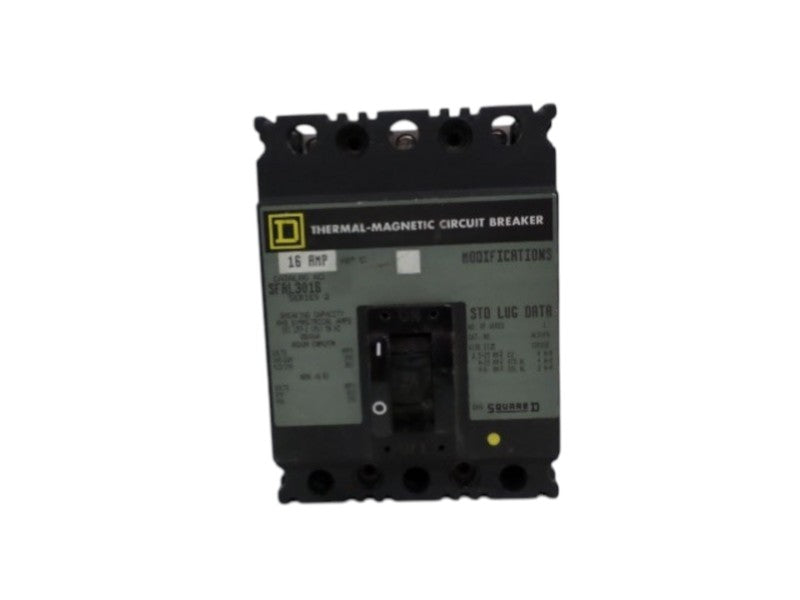 SQUARE D SFAL3016 CIRCUIT BREAKER 16A NSNP