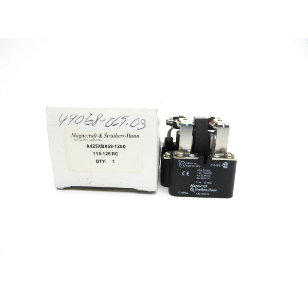 MAGNECRAFT & STRUTHERS-DUNN A425XBX69-125D 125VDC 40A NSMP