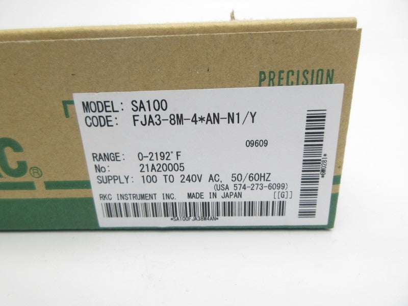 RKC INSTRUMENT SA100 FJA3-8M-4*AN-N1/Y 100-240VAC NSMP