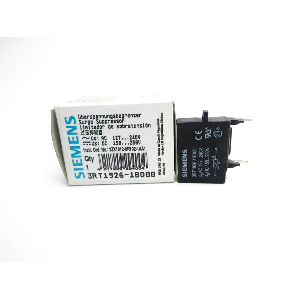 SIEMENS 3RT1926-1BD00 127-240VAC NSMP