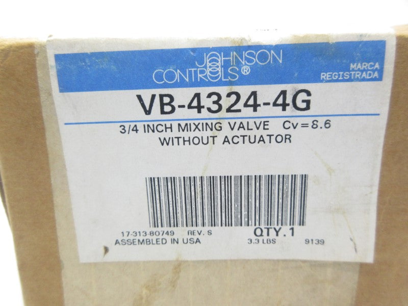 JOHNSON CONTROLS VB-4324-4G 3/4" NSMP