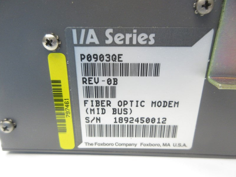 FOXBORO P0903QE REV. 0B NSNP
