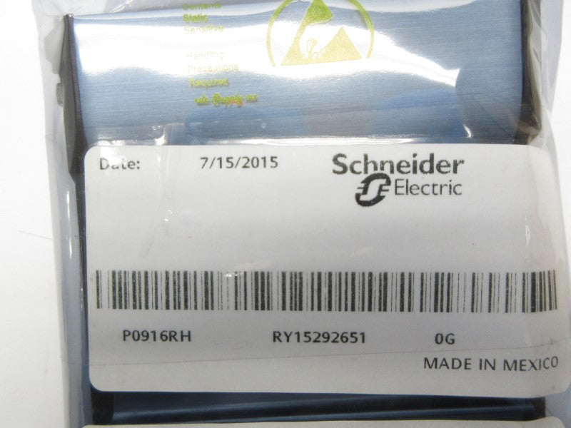 SCHNEIDER ELECTRIC P0916RH FBM219 24VDC REV. 0G NSMP