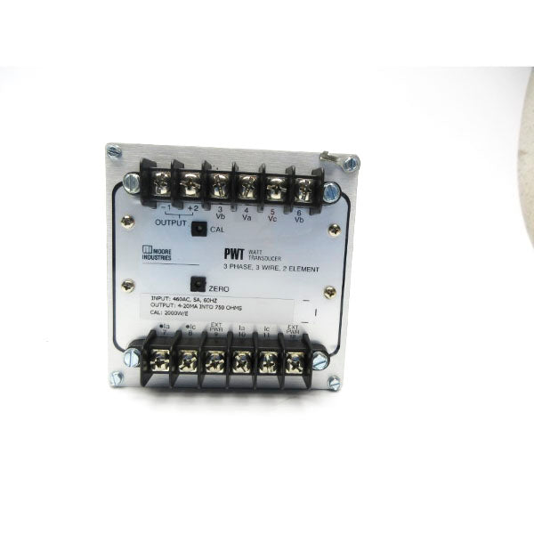 MOORE INDUSTRIES PWT/460AC.5A/4-20MA/2E-CG(DM) 460VAC 5A NSNP