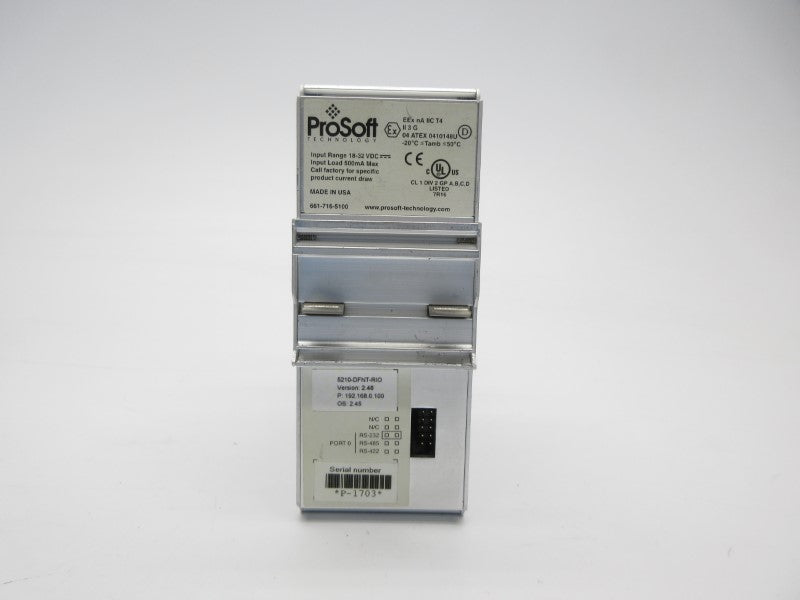 PROSOFT 5210-DFNT-RIO 18-32VDC NSNP