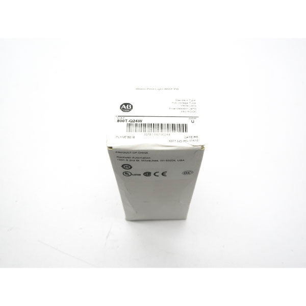 ALLEN BRADLEY 800T-Q24W SER. U 24VAC (WH) NSFS