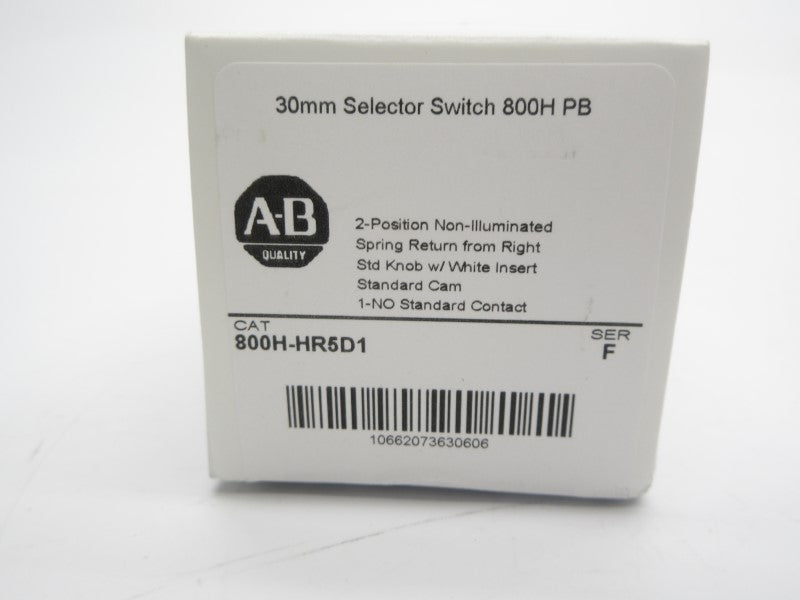 ALLEN BRADLEY 800H-HR5D1 SER. F (WH) NSMP