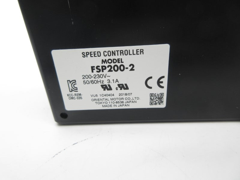 ORIENTAL MOTOR FSP200-2 200-230V 3.1A NSNP