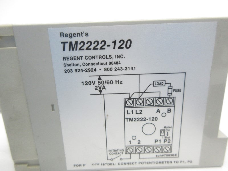 REGENT CONTROLS TM2222-120 120V NSNP