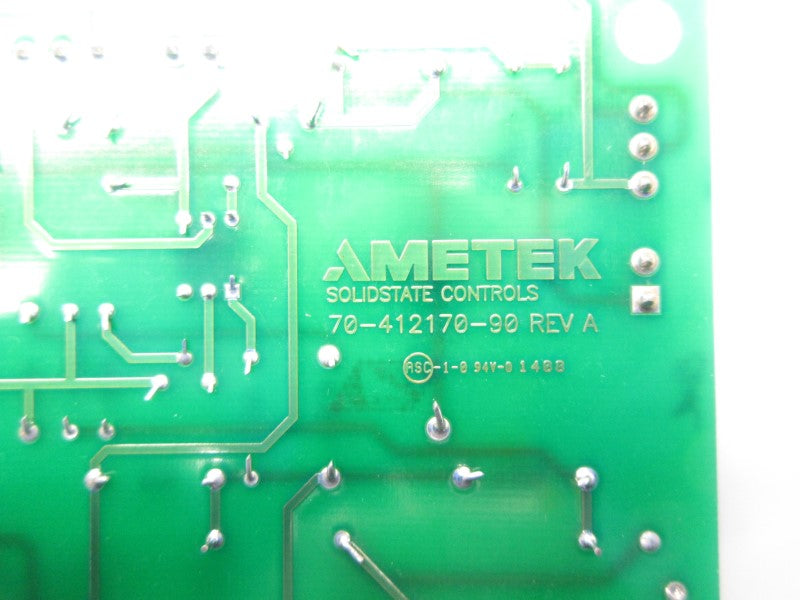 AMETEK 70-412170-90 80-221701-90 REV. A NSNP