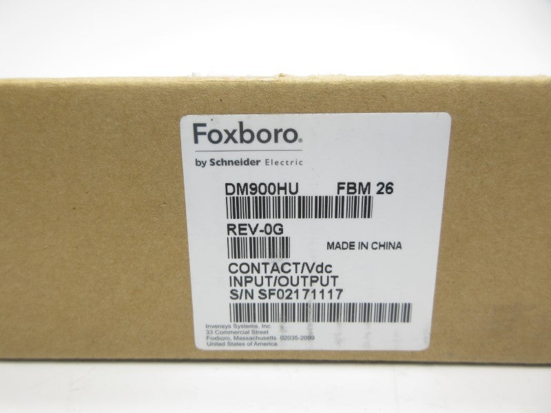 FOXBORO DM900HU FBM26 REV. 0G NSFS