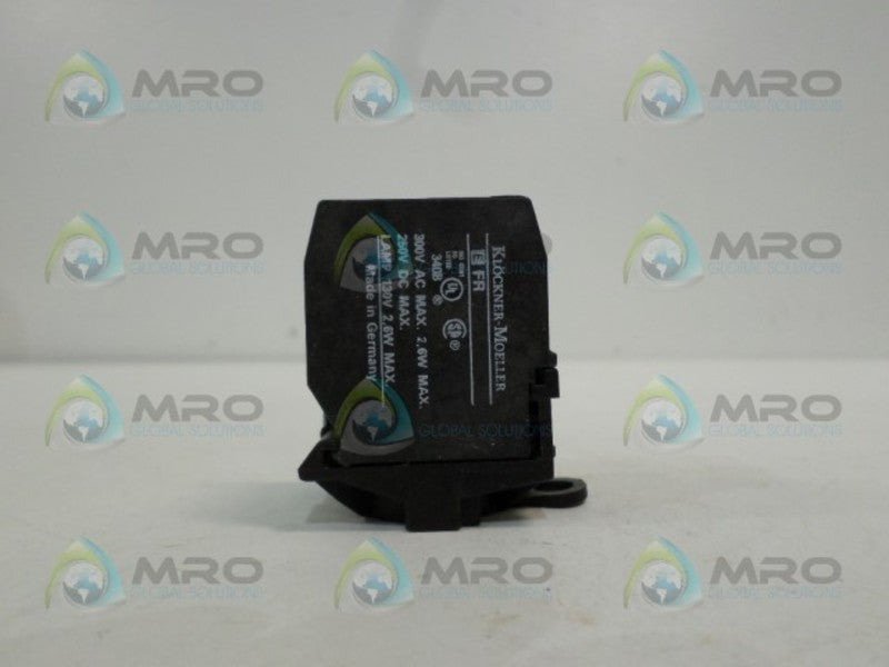 KLOCKNER MOELLER FR CONTACT BLOCK (AS PICTURED) NSNP
