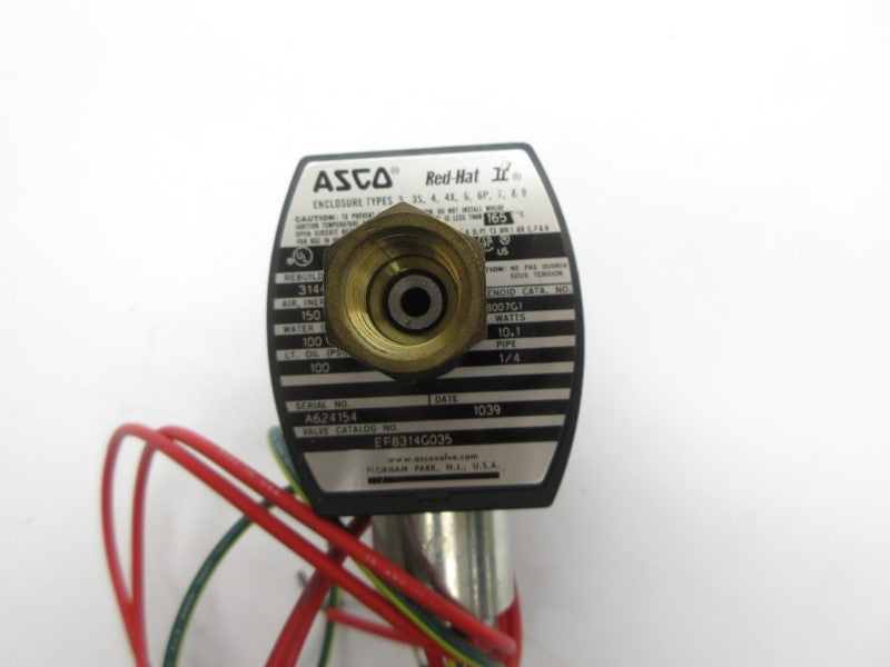 ASCO EF8314G035 110/120V 100-150PSI 1/4" NSNP