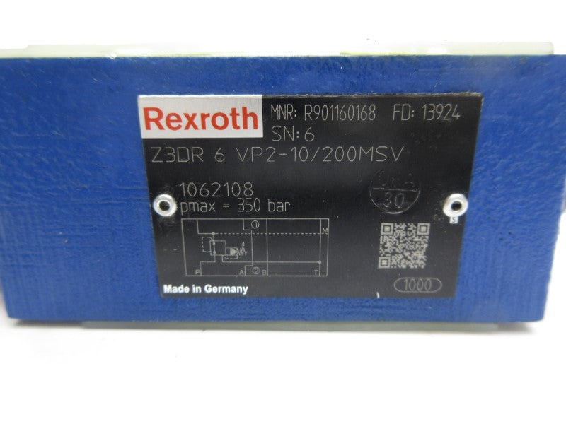 REXROTH Z3DR6VP2-10/200MSV R901160168 NSNP