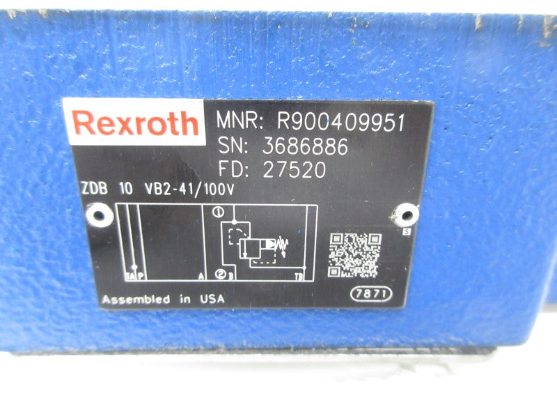 REXROTH ZDB10VB2-41/100V R900409951 NSNP