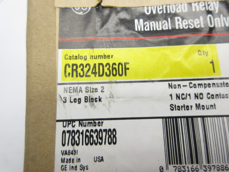 GENERAL ELECTRIC CR324D360F NSFS