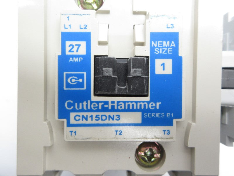 CUTLER HAMMER CN15DN3AB SER. B1 110/120V 27A NSNP