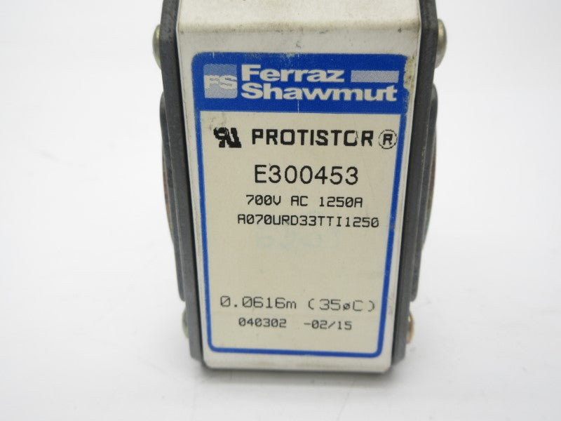 FERRAZ SHAWMUT A070URD33TTI1250 E300453 700VAC 1250A NSNP