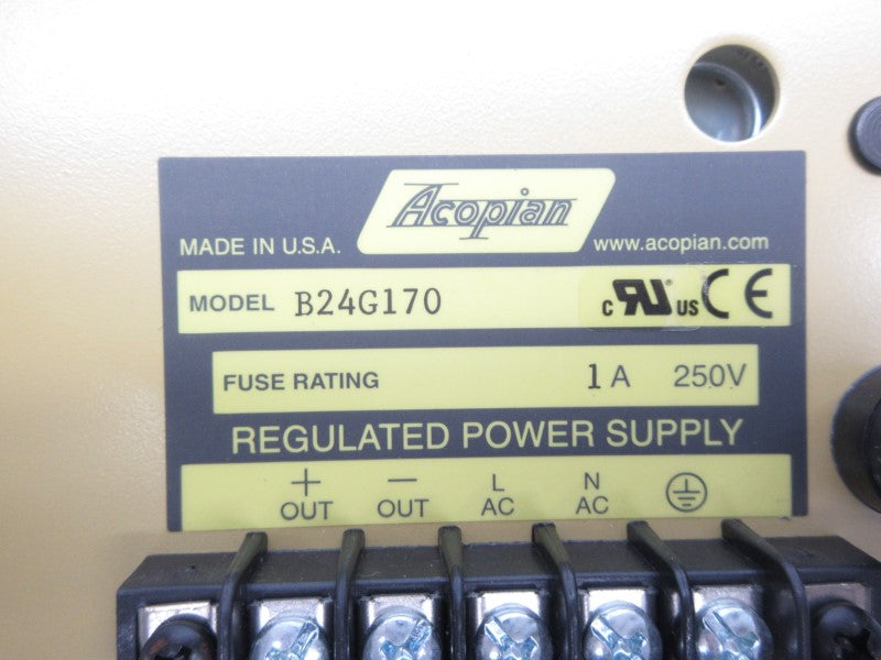 ACOPIAN B24G170 250V 1A NSNP